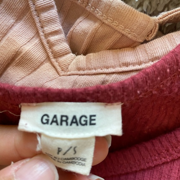 Red/maroon garage tank top - Picture 3 of 3